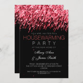 Party des Hauses Rote Fallsteine Einladung (Vorne/Hinten)