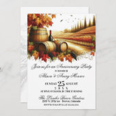 Party des Herbstjahrs Einladung (Vorne/Hinten)