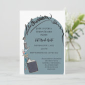 Party des illustriert-Vision-Mainboards Einladung (Stehend Vorderseite)