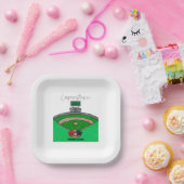 Party des kooperierenden Feldteams Personalisiert Pappteller (Party)