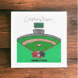 Party des kooperierenden Feldteams Personalisiert Serviette