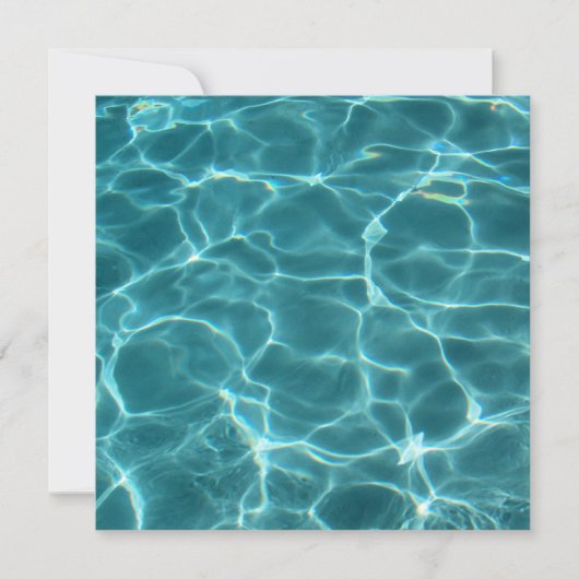 Party des leeren Pools Einladung (Vorderseite)