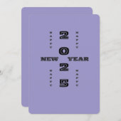 Party des neuen Jahres Einladung (Vorne/Hinten)