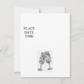 Party des Neujahrs Einladung (Rückseite)