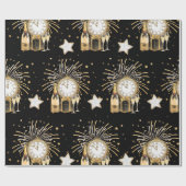 Party des Neujahrs Geschenkpapier (Flach)