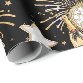Party des Neujahrs Geschenkpapier (Rolleneckpunkt)