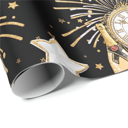 Party des Neujahrs Geschenkpapier (Rolleneckpunkt)