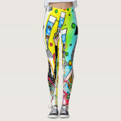 Party des Neujahrs Leggings (Vorderseite)