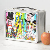 Party des Neujahrs Metall Brotdose (Beispiel)