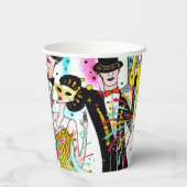 Party des Neujahrs Pappbecher (Rückseite)