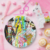 Party des Neujahrs Pappteller (Party)