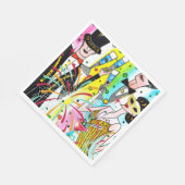 Party des Neujahrs Serviette (Ecke)