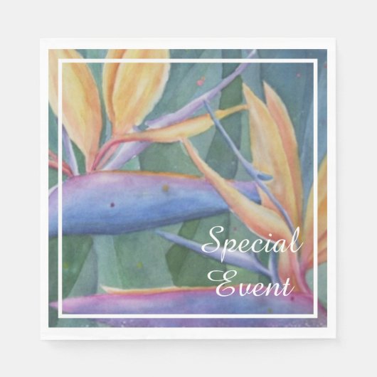 Party des Paradieses Serviette (Vorderseite)