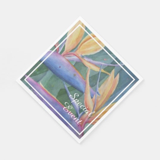 Party des Paradieses Serviette (Ecke)