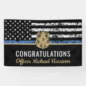 Party des Polizeibeamten für Abschluss Banner (Horizontal)