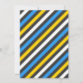 Party des Polizeibeamten zum Geburtstag Einladung (Rückseite)