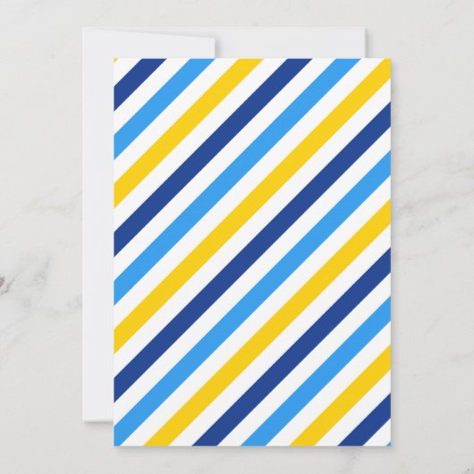 Party des Polizeibeamten zum Geburtstag Einladung (Rückseite)