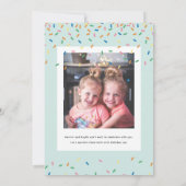 Party des Rainbow Layer Einladung (Rückseite)