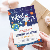 Party des Raumschiffes des Raumfahrtschiffes Astro Einladung