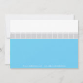 Party des Swimmingpools Mitteilungskarte (Rückseite)