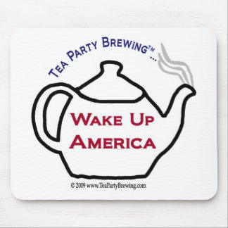 Party des Tee-TP0101 wachen Amerika Mousepad auf