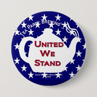 Party des Tee-TP0107 vereinigte uns stehen Knopf Button