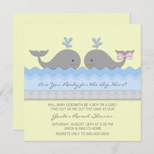 Party des weiblichen Geschlechts Einladung (Vorne/Hinten)