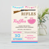 Party des weiblichen Geschlechts Einladung (Stehend Vorderseite)