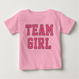 Party des weiblichen Pink-Babygeschlechts Baby T-shirt