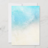 Party des Winterpinguin Einladung (Rückseite)