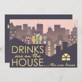 Party-Design Einladung (Vorne/Hinten)