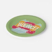 Party-Design Pappteller (Schrägansicht)