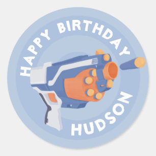 Party-Design Runder Aufkleber