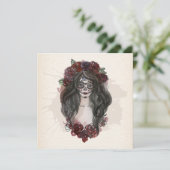 Party Dia de los Muertos | Einladung (Stehend Vorderseite)