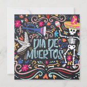 Party Dia de los Muertos | Einladung (Vorderseite)