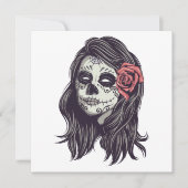 Party Dia de los Muertos| Einladung (Vorderseite)
