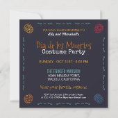 Party Dia de los Muertos| Einladung (Rückseite)