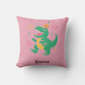 Party Dino Brüllen – Süßes Geburtstags-T-Shirt-Des Kissen