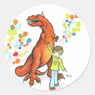 Party Dino Stickers