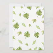 Party Dinosaur 1. Geburtstag Einladung (Rückseite)