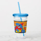 Party Dinosaur Acryltrinkbecher (Links)