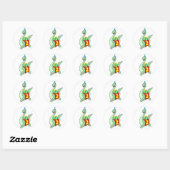 Party Dinosaurier Sticker (Blatt)