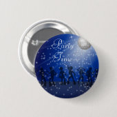 Party Disco Style, 2½ Zoll, Round Button (Vorne & Hinten)