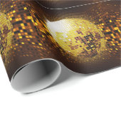 Party Disco: Vintage Leuchten. Geschenkpapier (Rolleneckpunkt)