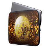 Party Disco: Vintage Leuchten. Laptopschutzhülle (Vorderseite Links)