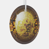 Party Disco: Vintage Leuchten. Ornament Aus Glas (Vorderseite Rechts)