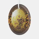 Party Disco: Vintage Leuchten. Ornament Aus Glas (Vorderseite links)