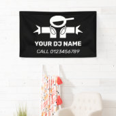 Party DJ für Miete deejay Werbebanner-Zeichen Banner (Insitu)
