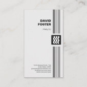 Party DJ - Premium Double Side Visitenkarte (Rückseite)