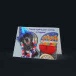 Party Dog Funny Birthday Karte<br><div class="desc">Clifford der Hund ist ein Party Tier! Vergewissern Sie sich,  dass Ihr am meisten Fell-tastischer Freund bereit ist zu feiern!</div>